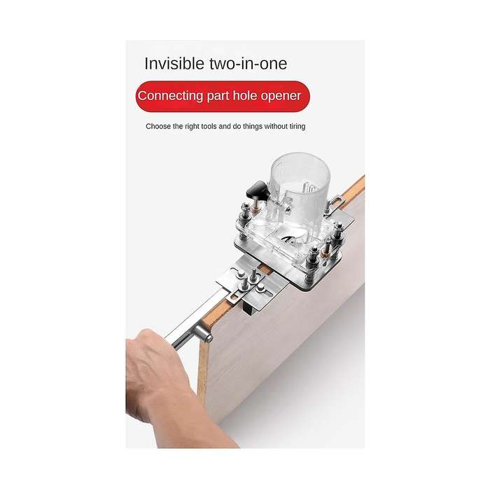 2-in-1connector Positioning Opener Hinge Opener Trimmer Woodworking Tools