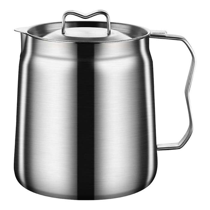 2l Stainless Steel Oil Filter Pot Lard Strainer Tank Container Jug High Capacity Storage Can Kitche