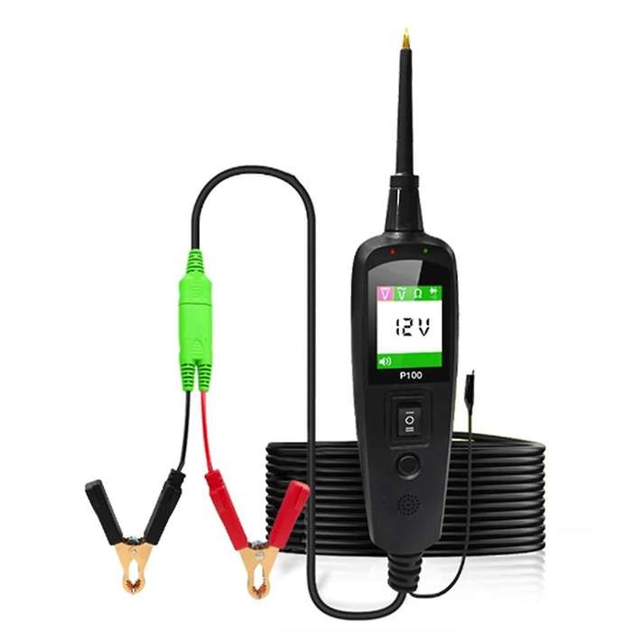 2m Automotive Circuit Tester Power Circuit Probe Kit Car Voltage/resistant Tester 12/24v Diagnostic