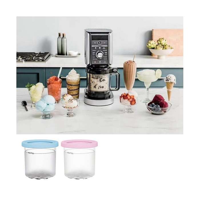 2pack for Ninja Xskplid2cd, Compatible with for Nc299amz and Nc300s Series Cream Ice Cream Makers1