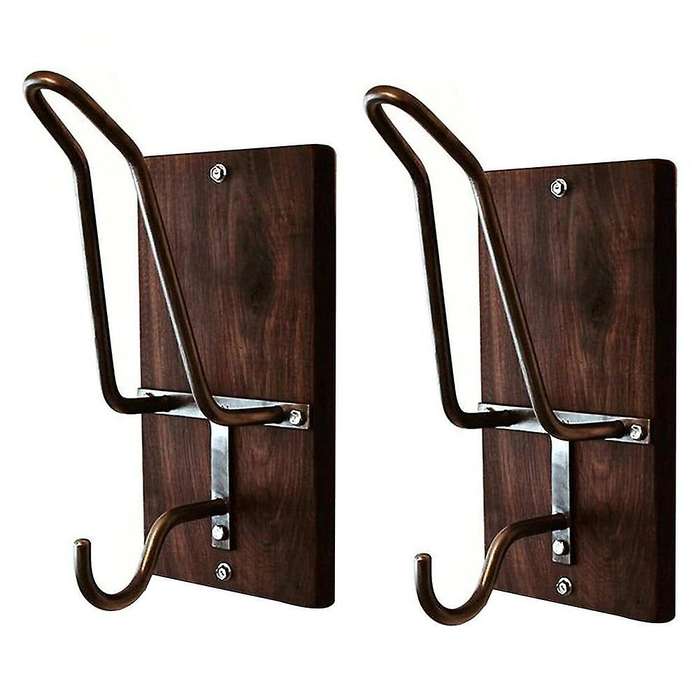 2Pack Multipurpose Hooks Motorcycle Helmet Hanger Wall Mount Jacket Holder Hook for Keys Household W