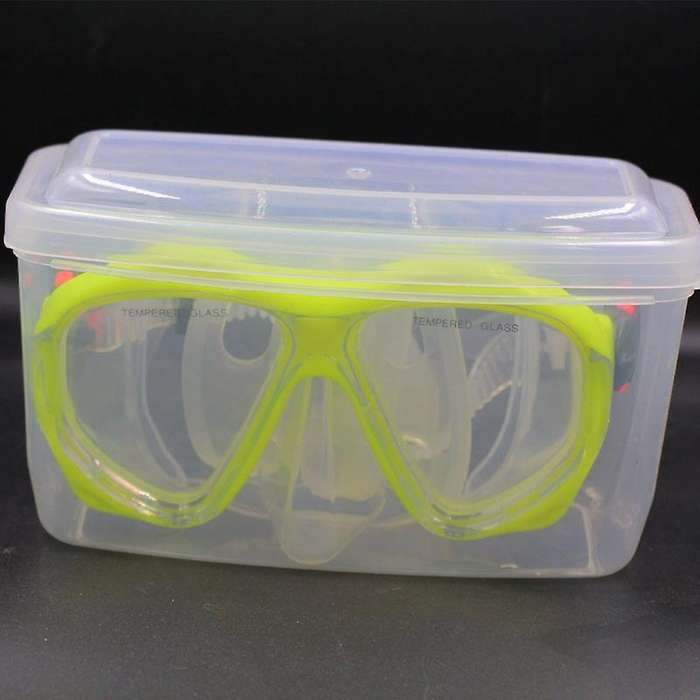 2Pack Scuba Mask Box Diving Snorkel Mask Storage Case