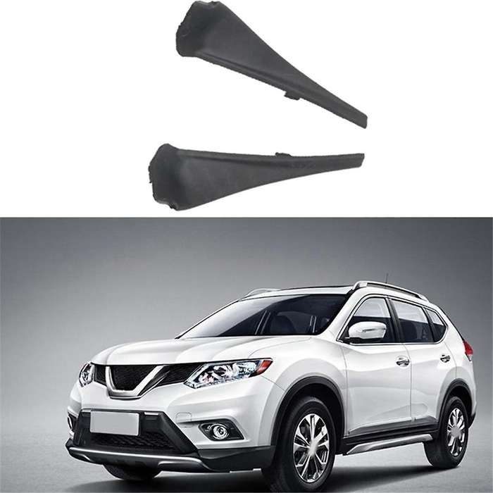 2Pair Car Front Windshield Wiper Arm Cover Side Decorative Cover Water Deflector for Xtrail T32 Rogu