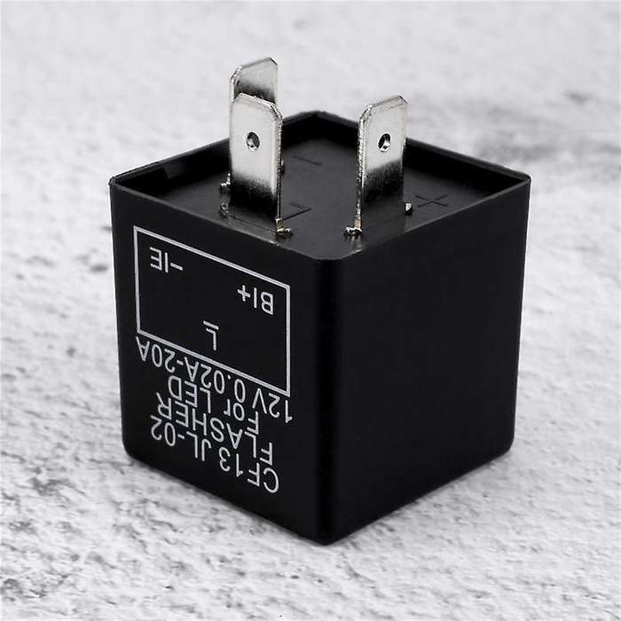 2pc 12v 3pin Car Flasher Relay Cf13 Jl-02 Fix Led Light Turn Signal Indicator Flash