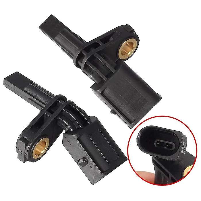 2Pc ABS Wheel Speed Sensor Front Left & Right 7H0927804 WHT003856 for - A3 Golf