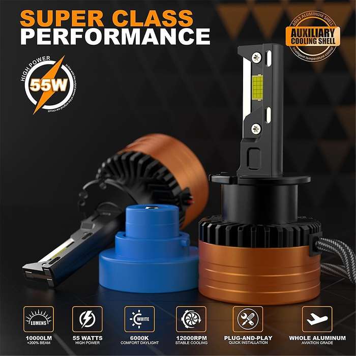 2PCS 110W LED High Quality V31 for New D Series Car LED Headlight Bulb 10000LM 6500K D4/D4S