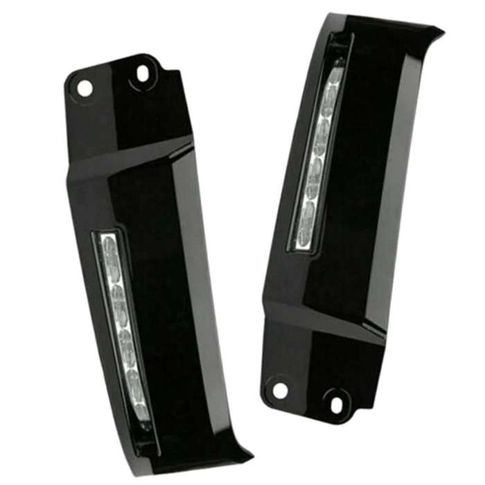 2pcs 12V Car LED Daytime Running Light for Sequoia 2007 -2013 DRL White Fog Lamps Black