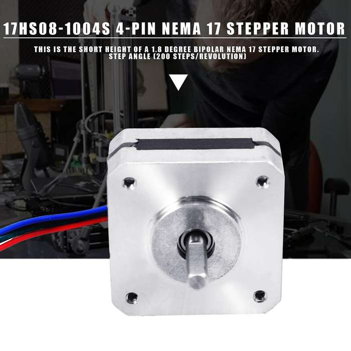 2pcs 17hs08-1004s 4-lead Nema 17 20mm 1a 13ncm(18.4oz.in) 42 Motor Nema17 Stepper for Diy 3d Printe