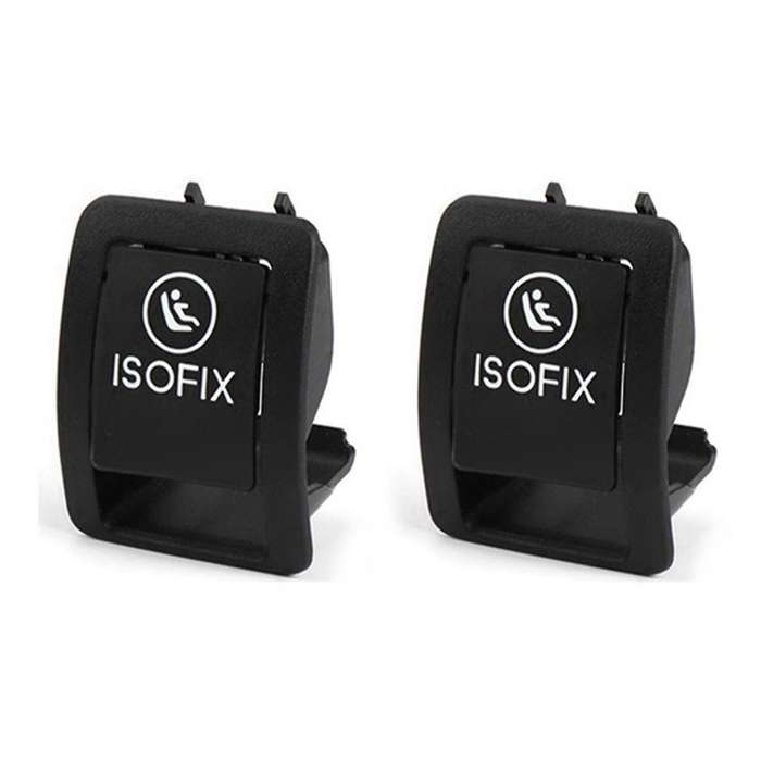 2pcs 2059200513 Car Seat ISOFIX Switch Cover for W205 C300 C350 C200 C180 2015-2016 Black
