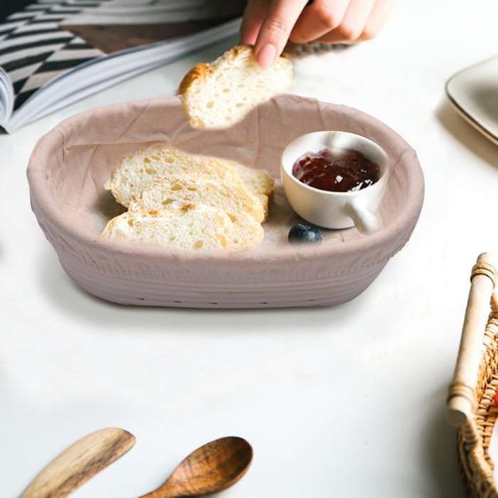 2Pcs 25Cm/10 Inch Bread Fruit Tray Dough Food Storage Container