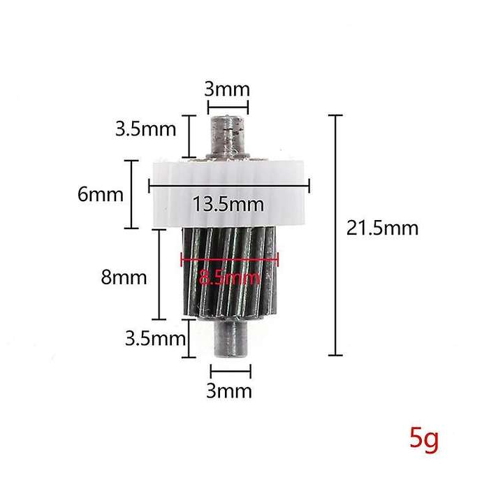 2pcs 30t&25t Gear Side Rearview Folding Motor Gears for K5 Captiva Aveo Car Parts
