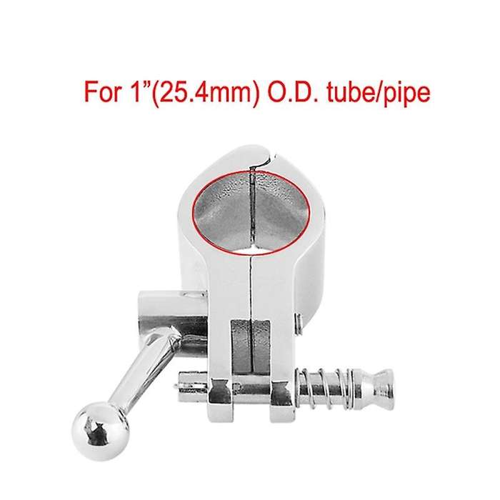 2PCS 316 Jaw-Like Slide Awning Clamp with Quick Release Pin Top Hinged Slide Fitting Hardware Marine