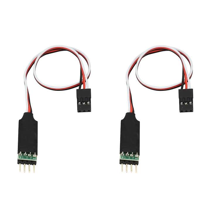 2Pcs 3CH 3-Channel LED Lamp Light Control Switch Panel Compatible 1/10 1/8 RC Model Car Axial SCX10