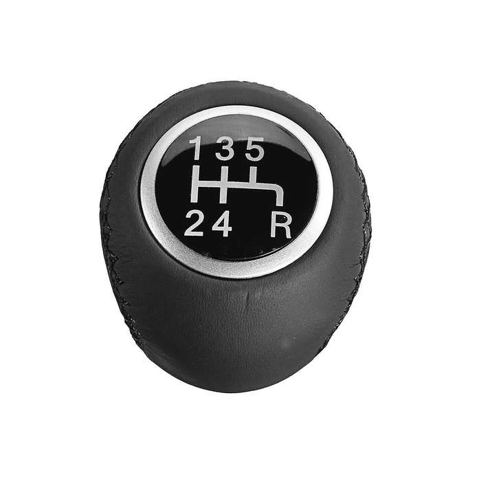 2pcs 5 Speed Leather Gear Shift Knob for Grande Punto 2006-2012