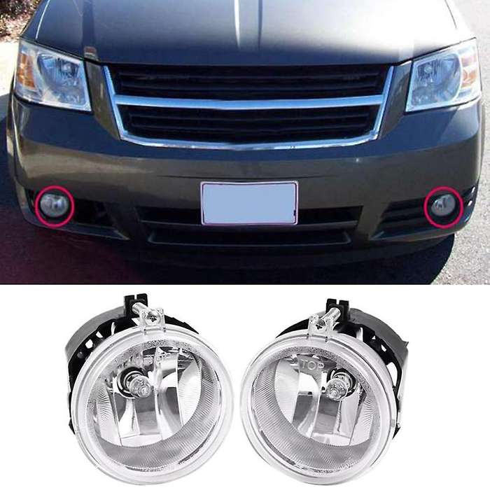 2Pcs 5182025AA for Fog Light Driving Lamp with Bulb Right+Left Side