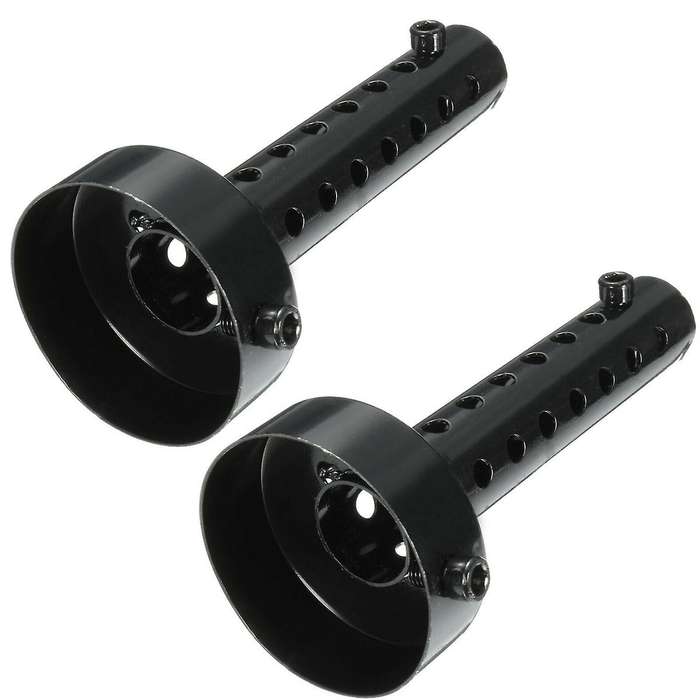 2Pcs 60mm Universal Motorcycle Exhaust Can Muffler Baffle DB Muffler