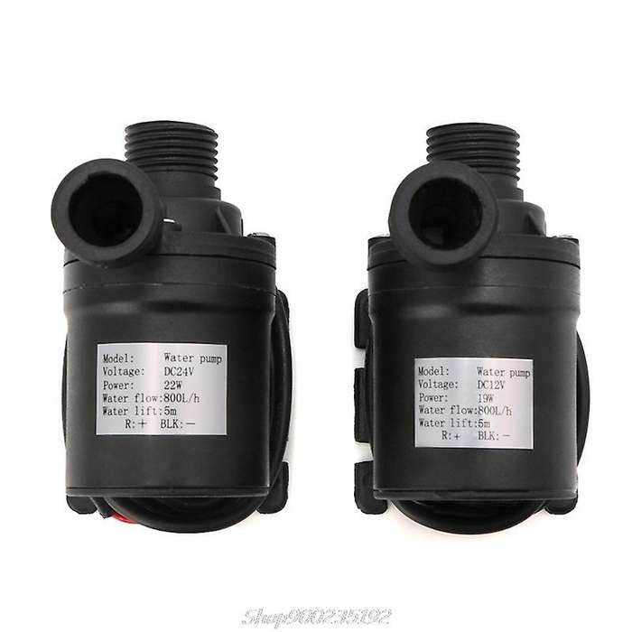 2PCS 800L/H 5M Submersibles Water Pumps Solar Brushless Motor Wate Pump Circulation Pump(DC12V and D
