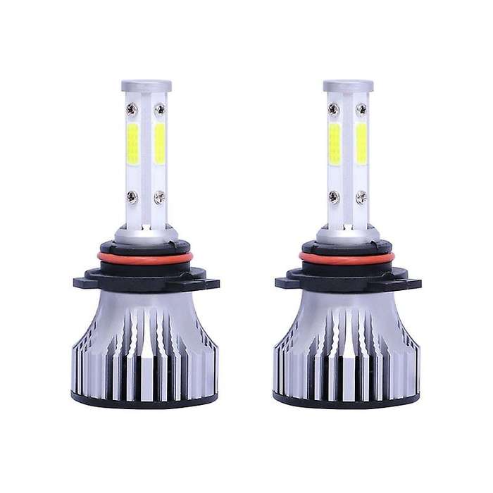 2Pcs 9012 LED Headlight Bulbs Conversion Kit Car Headlamp 20000LM 6500K 100W Cool White Hi/Lo Beam 4