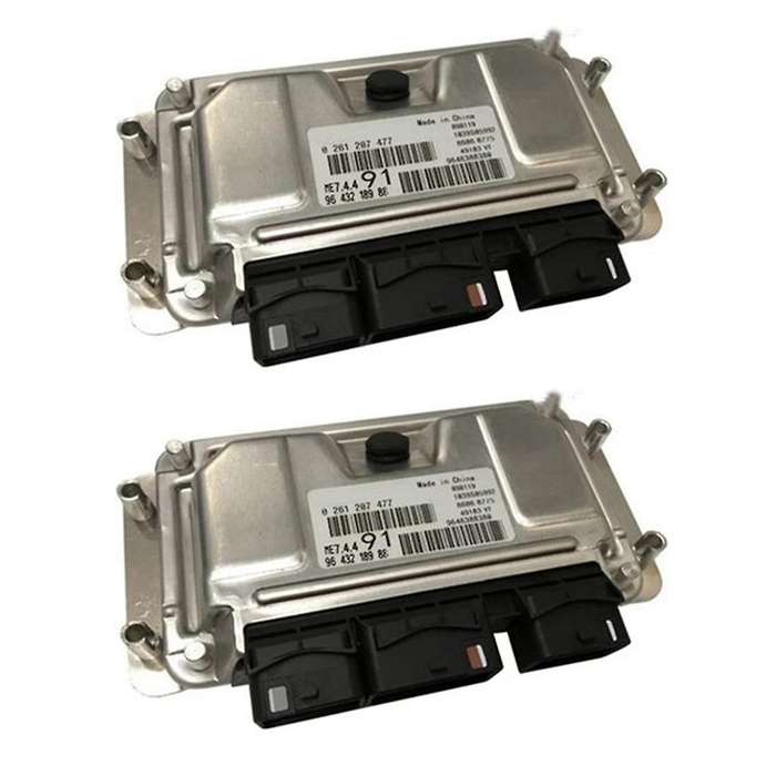 2pcs 9643218988 Engine Electronic Control Unit Ecu Computer Board Me7.4.4 Automotive for 206 207 307