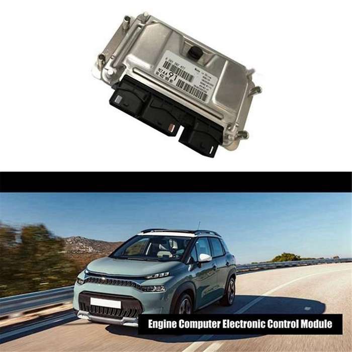 2pcs 9643218988 Engine Electronic Control Unit Ecu Computer Board Me7.4.4 Automotive for 206 207 307