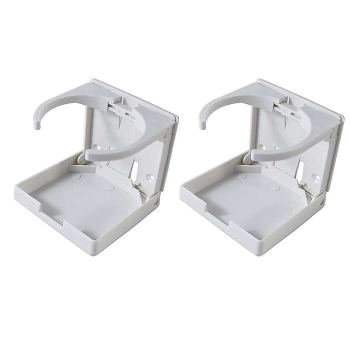 2PCS Adjustable Folding Drink Holder Universal Car Cup Bottle Holder for Marine Boat Caravan Car Tr