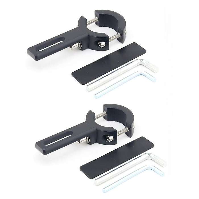 2pcs Adjustable Motorcycle Headlight Holder Motorcycle Light Bracket Universal Headlight Spotlight M