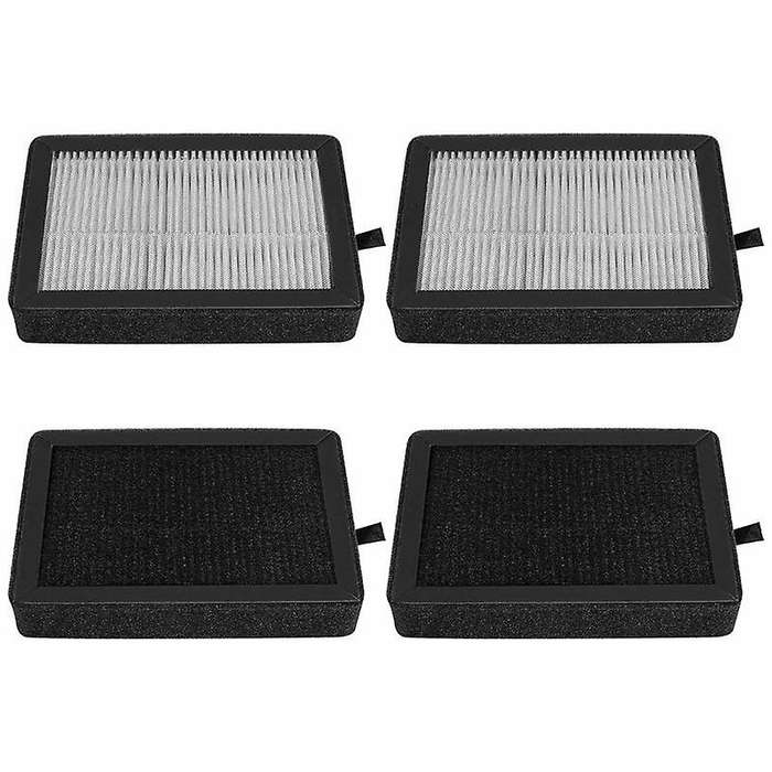 2pcs Air Purifier Replacement for -h128-rf, 3-in-1 ,h13 True Hepa, Activated Carbon Filter,3stage F