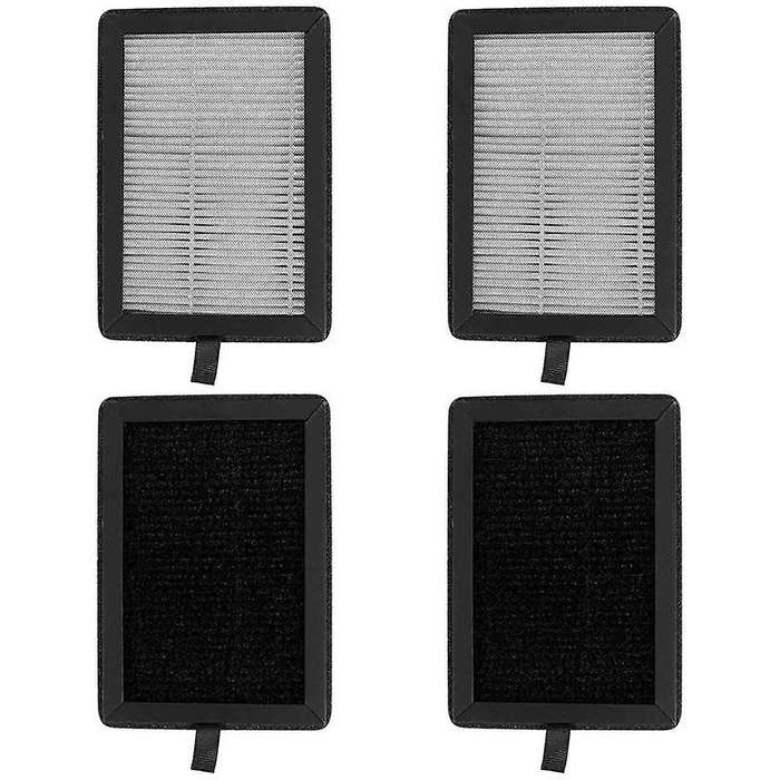2pcs Air Purifier Replacement for -h128-rf, 3-in-1 ,h13 True Hepa, Activated Carbon Filter,3stage F