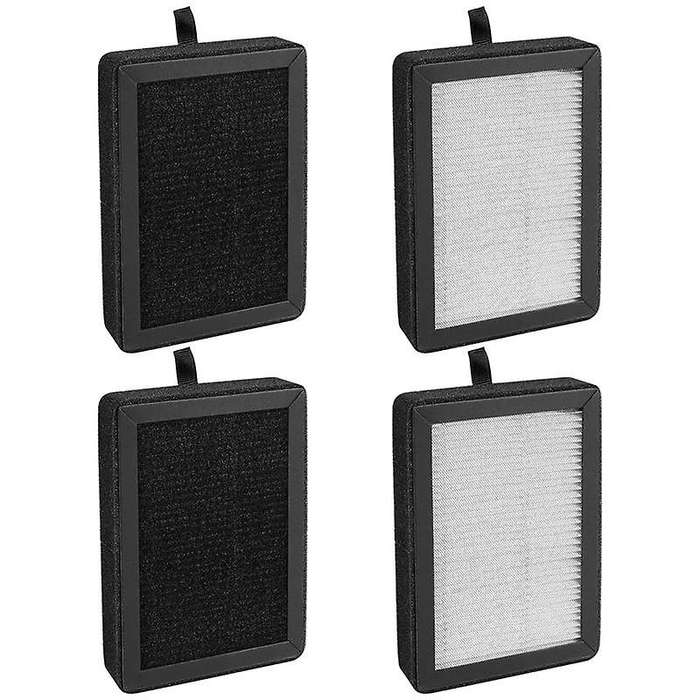 2pcs Air Purifier Replacement for -h128-rf, 3-in-1 ,h13 True Hepa, Activated Carbon Filter,3stage F