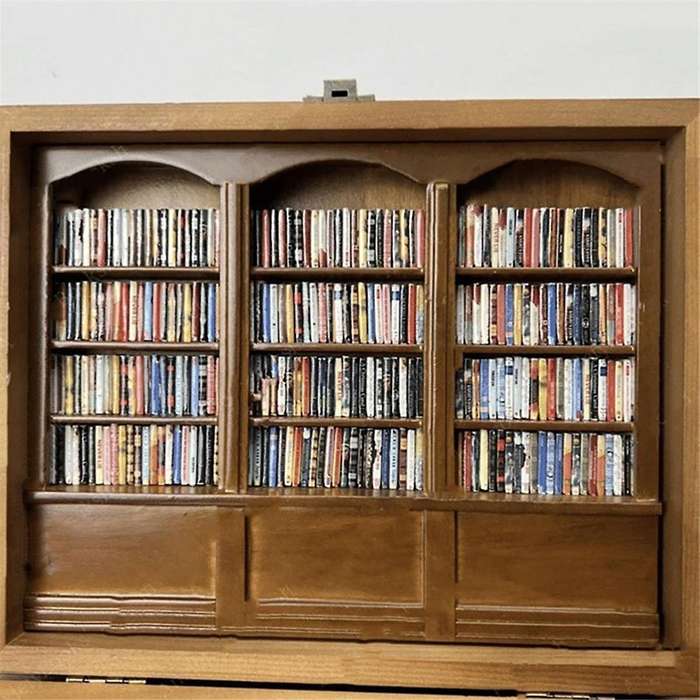 2PCS Anxiety Bookshelf Shake Your Anxiety, Bookshelf Decoration, Book Lover Christmas Ornaments, Mi