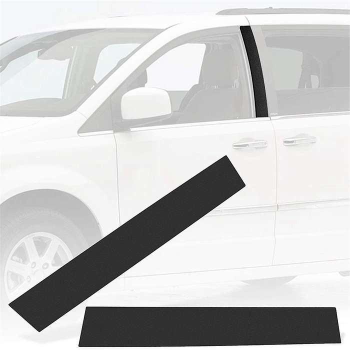 2pcs B Pillar Trim Cover Trim Applique Molding for Grand Caravan 5020664aa 5020665aa