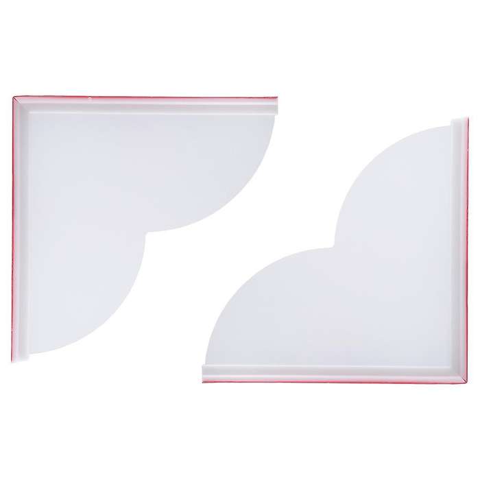 2PCS Bathtub Corner Splash Guard, Acrylic Corner Guard Shower Bathtub Guard, Bathroom Bathtub Splash