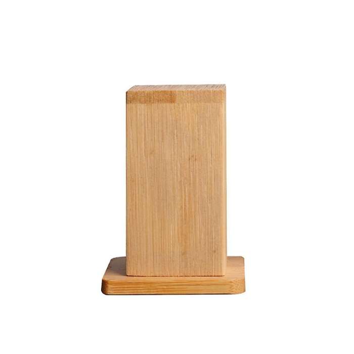 2PCS Bamboo Toothpick Dispenser Toothpick Container Holders Square Round Toothpick Box Decoration fo