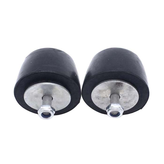 2pcs Black Rubber Bumper Cushion Hood Bump Stop Replacement for Wrangler Yj Jk 1987-2018