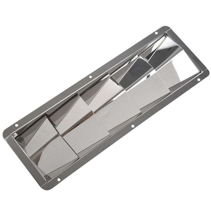2PCS Boat Stainless Steel Louver Vent Boat Marine 5 Slots Vent Boat Louver Vent