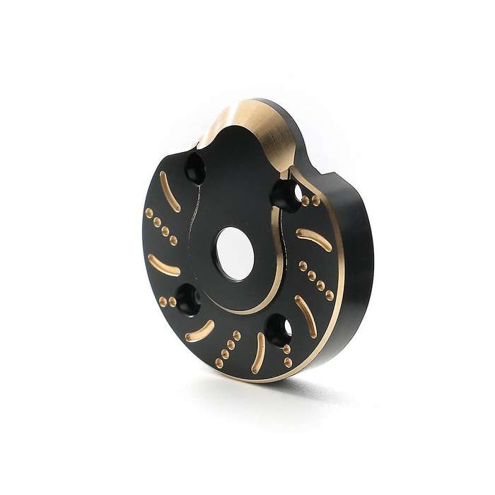 2pcs Brass Weight 95g Outer Portal Drive Housing Steering Cover for Axial Scx10 Iii Capra Utb 1/10