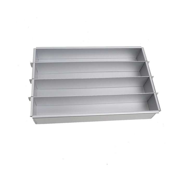 2Pcs Cake Mold Box Cutting Strip Mold Cooling Plate Aluminum Alloy Slitter Snowflake Cake Split Cas