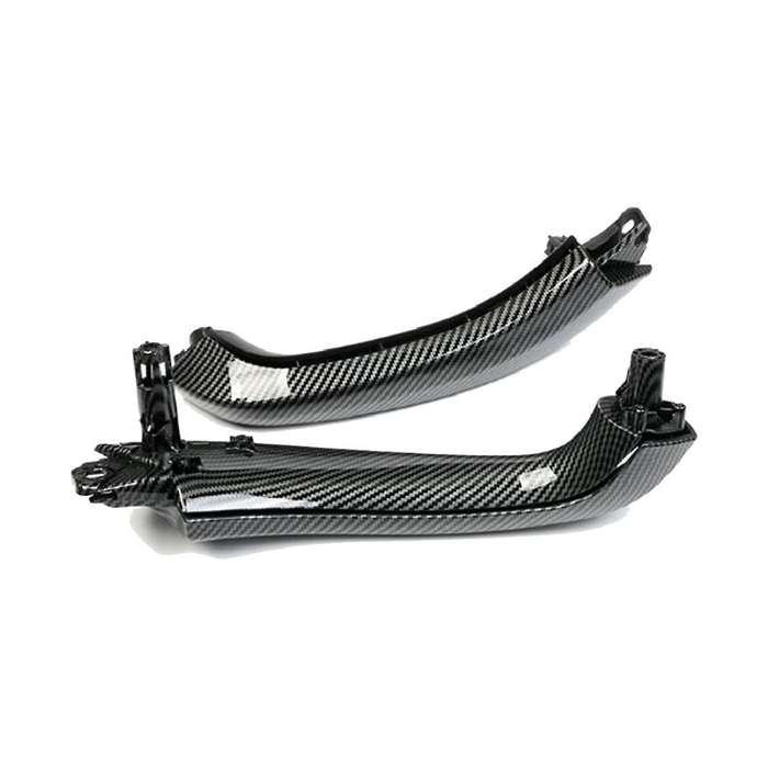2pcs Car Abs Carbon Fiber Interior Door Handle Decorative Cover for X3 X4 G01 G02 2018 -2023