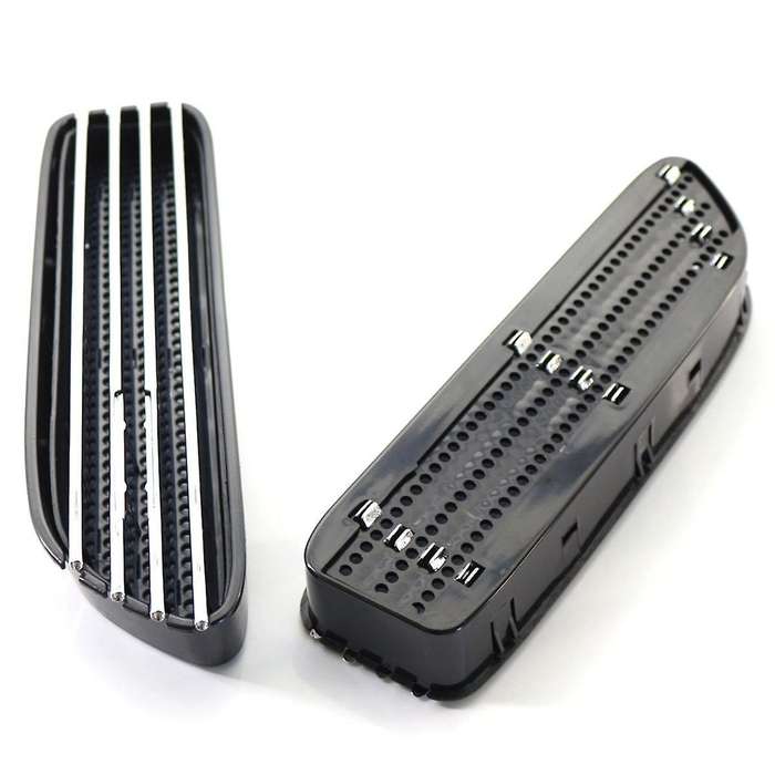 2Pcs Car Air Flow Side Vents Mesh Grill Grille for E60 M5 E61 E39 E90 M3 E90