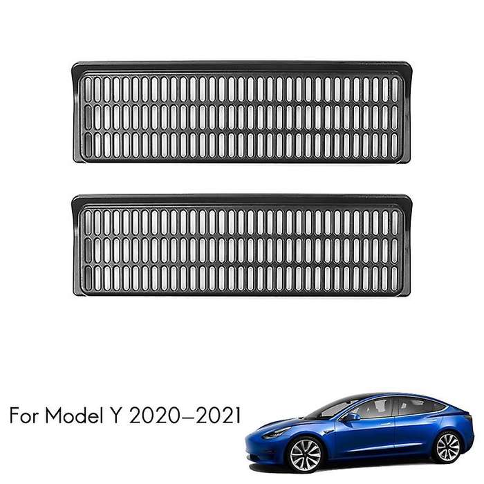 2Pcs Car Air Outlet Cover for Model Y 2020 2021 Under Seat Anti-Blocking Dust Cover Accessories