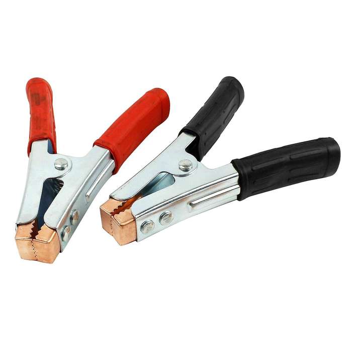2Pcs Car Alligator Clips Battery Clamps for Electrical Jumper Wire Cable Clamp