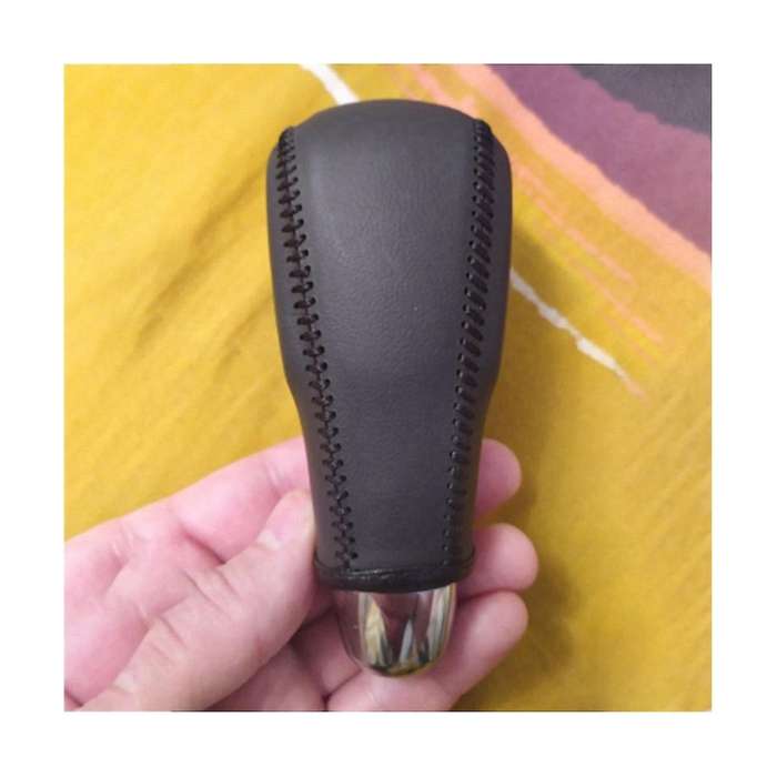 2pcs Car Automatic Shift Knob Cover Knob Gear Shift Head Cover for Cruze Captiva 2011 2012 2013 Bla