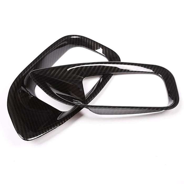 2PCS Car Carbon Fiber Seat Adjustment Button Frame Cover Trim Car Accessories for XE/F-Pace/XFL/XF 2