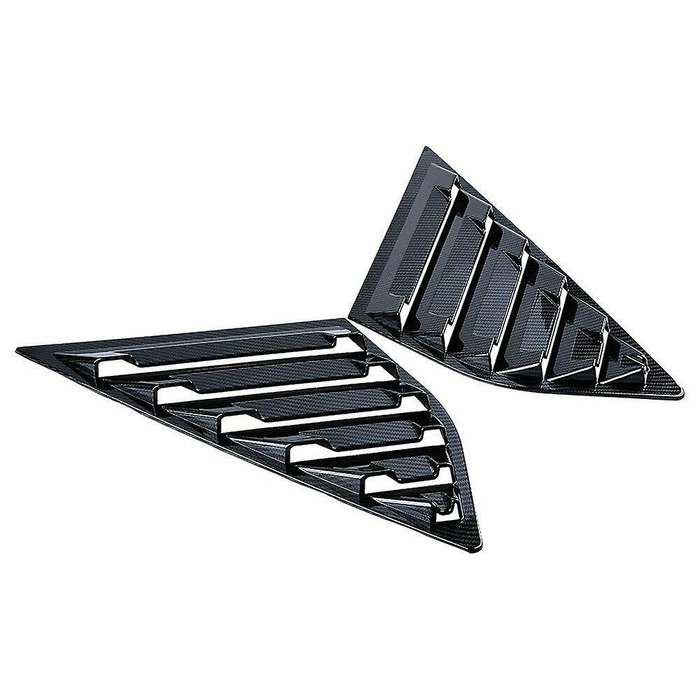 2Pcs Car Carbon Fiber Side Quarter Window Louvers for Focus MK3 - SE ST 2012-2018