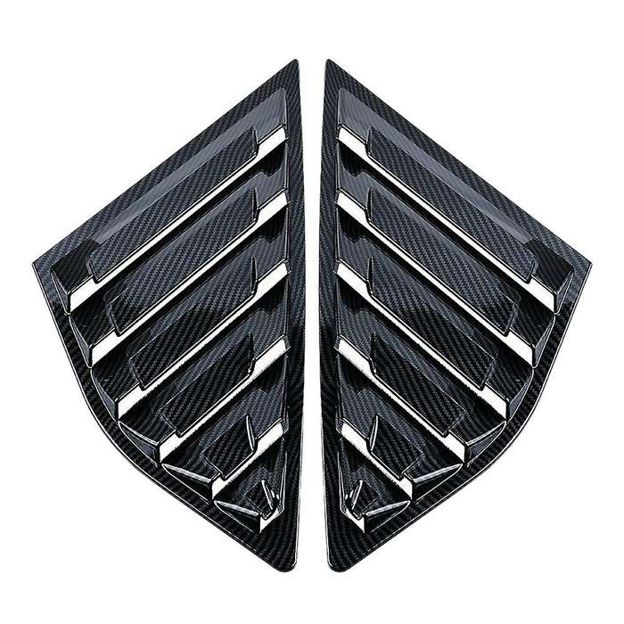 2Pcs Car Carbon Fiber Side Quarter Window Louvers for Focus MK3 - SE ST 2012-2018