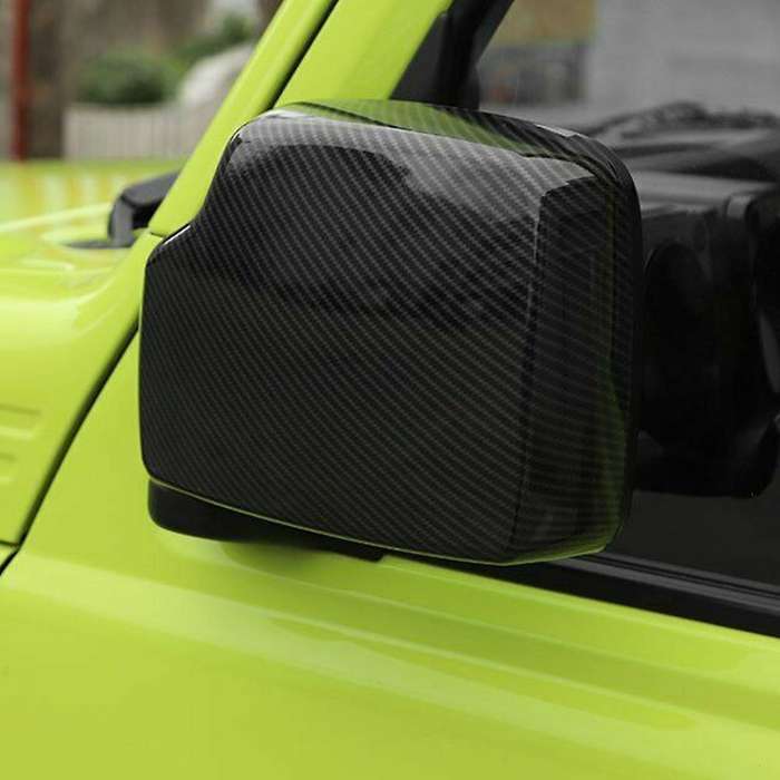 2Pcs Car Carbon Fiber Rearview Mirror Cover for 2019-2020