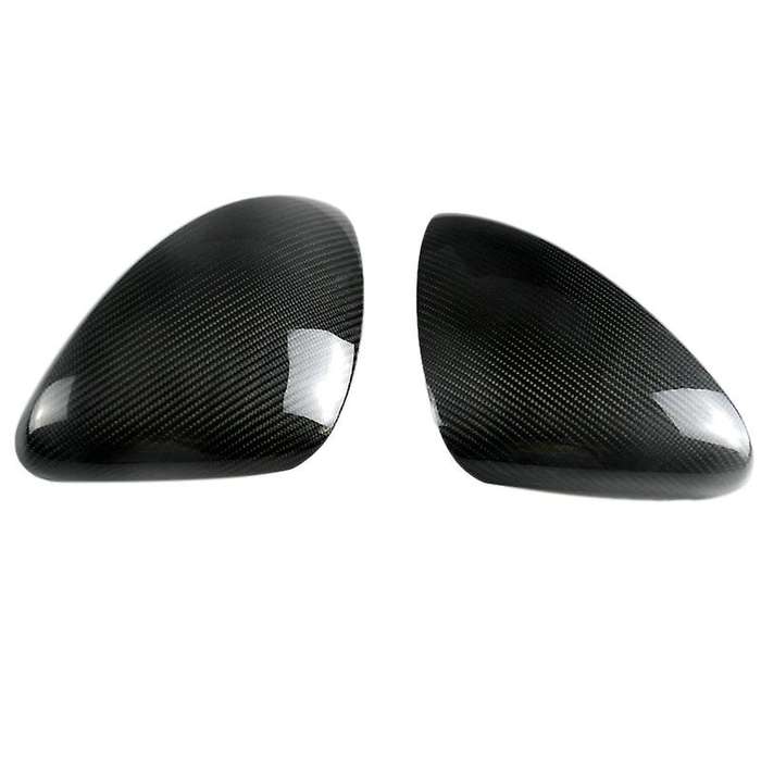 2Pcs Car Carbon Fiber Side Rear View Mirror Cover Trim for  2017-2020