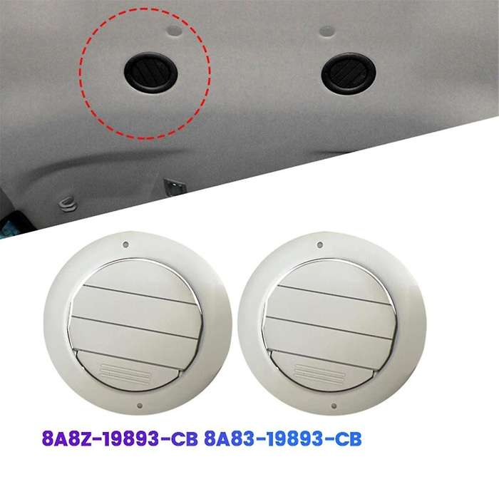 2PCS Car Ceiling Roof AC Heat Air Vent 8A8Z-19893-CB 8A83-19893-CB for Edge 15-24 Explorer 8A8Z19893