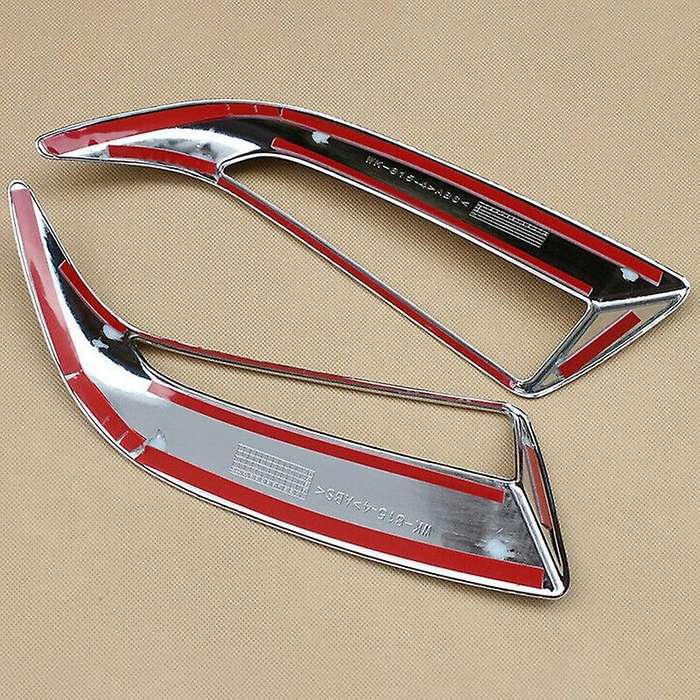 2Pcs Car Chrome Rear Fog Light Lamp Cover Mould Trims for RX 2016-2019