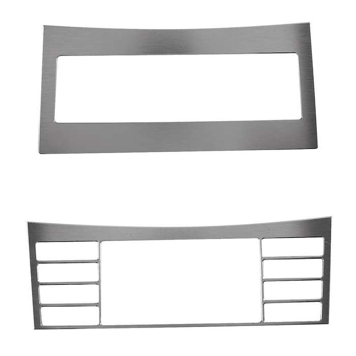 2Pcs Car Console Air Conditioning CD Panel Button Frame Trim for E Class W212 E200L E260L E300L 2008